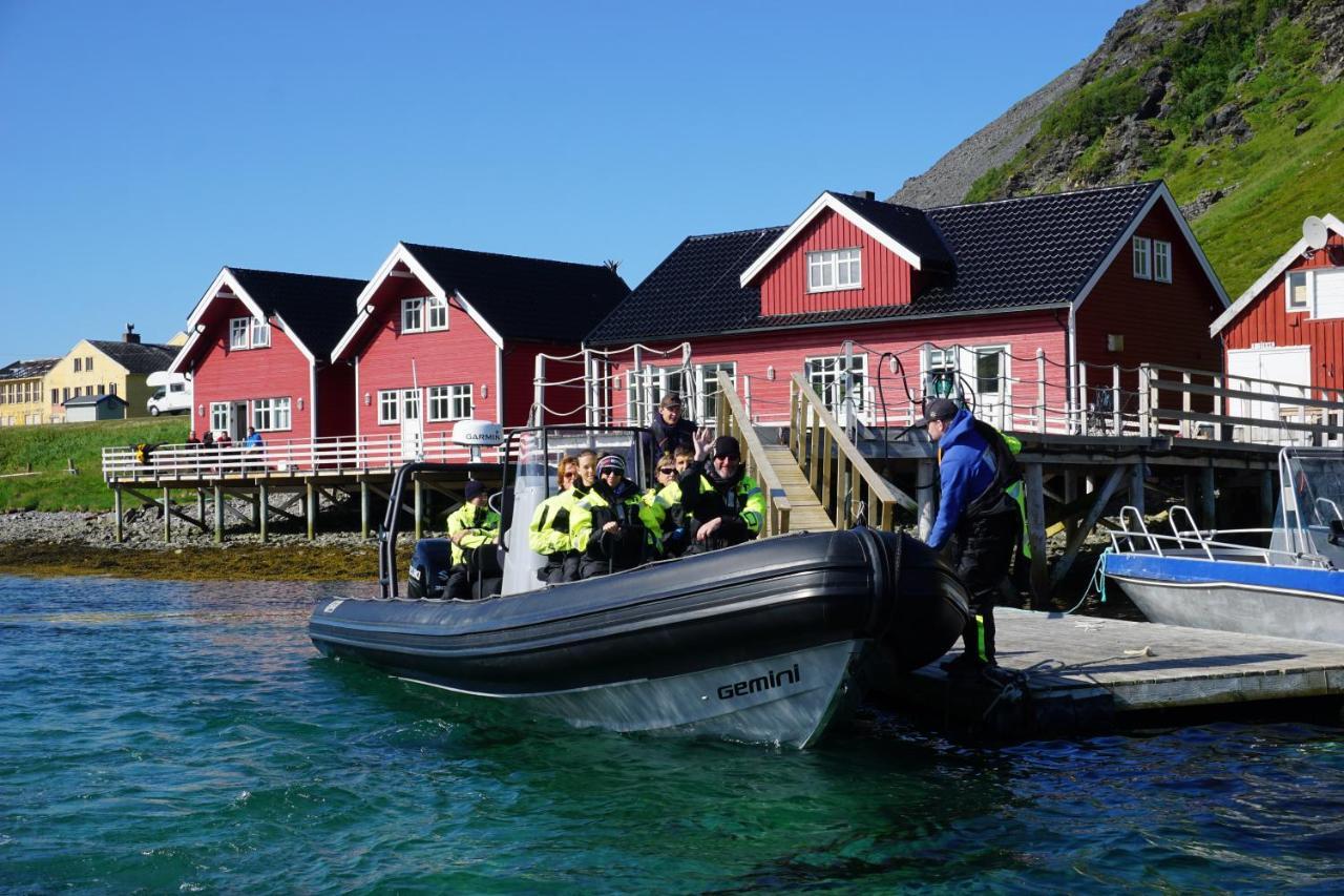Honningsvåg Sarnes Seaside Cabins מראה חיצוני תמונה