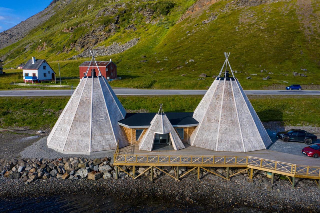 Honningsvåg Sarnes Seaside Cabins מראה חיצוני תמונה
