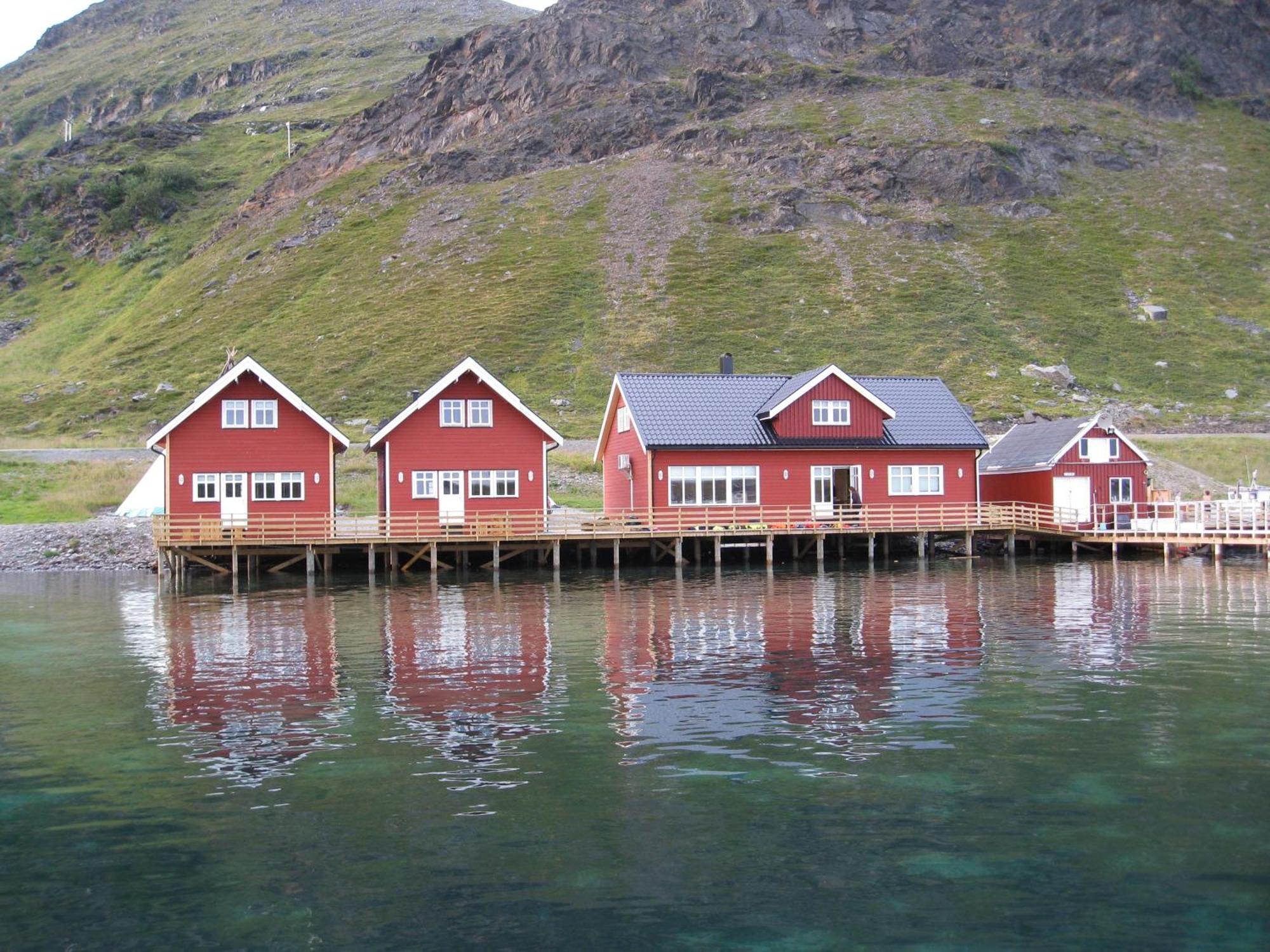 Honningsvåg Sarnes Seaside Cabins מראה חיצוני תמונה
