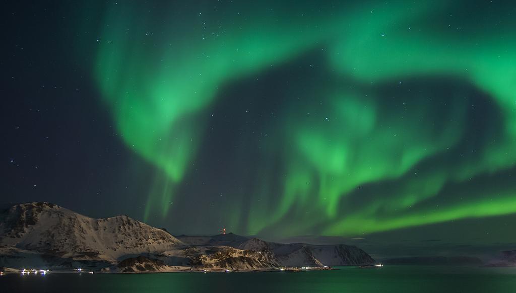Honningsvåg Sarnes Seaside Cabins מראה חיצוני תמונה