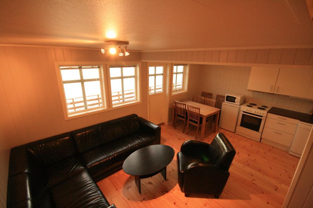 Honningsvåg Sarnes Seaside Cabins מראה חיצוני תמונה